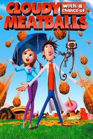 Poster for the movie "Cloudy with a Chance of Meatballs 2009"