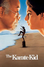 Poster for the movie "The Karate Kid 1984"