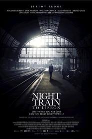 Poster for the movie "Night Train to Lisbon 2013"